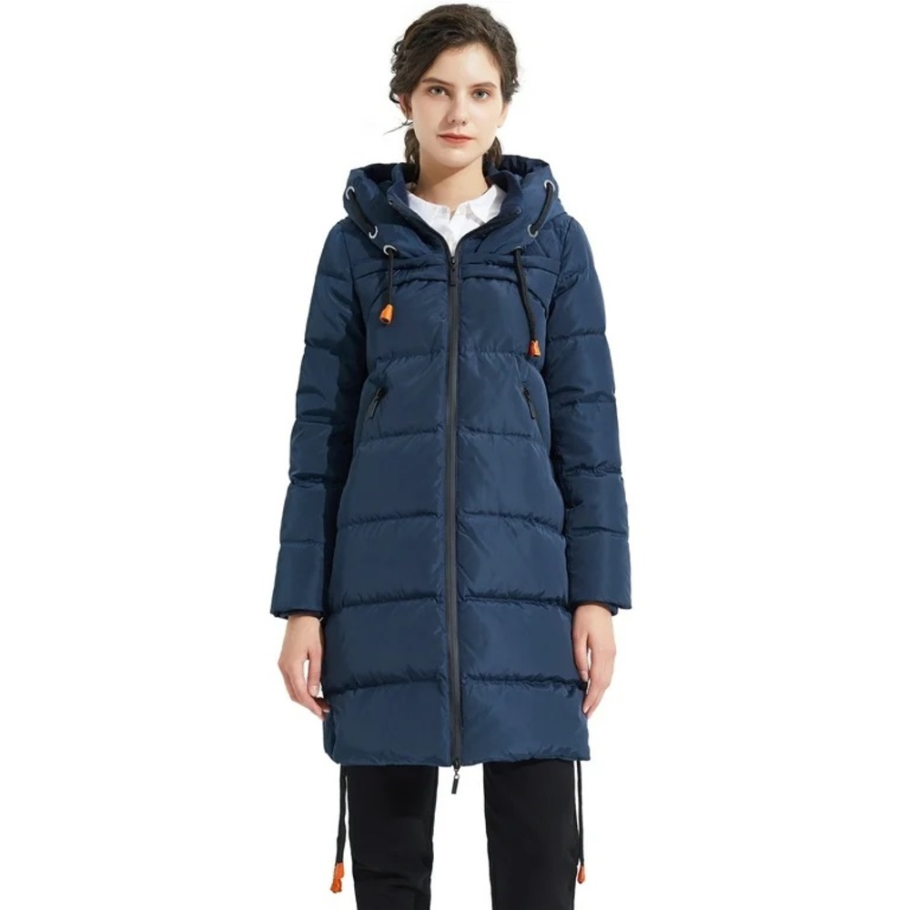 Orolay Women's Thickened Long Down Jacket
Size large